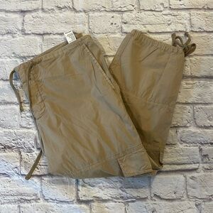 James Perse NWT Khaki Size 3 Drawstring Pants